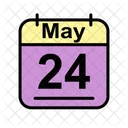 May Calendar Date Icon