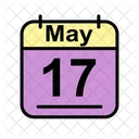 May Calendar Date Icon