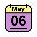 May Calendar Date Icon