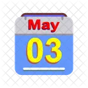 May Calendar Date Icon