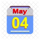 May Calendar Date Icon