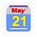 May Calendar Date Icon