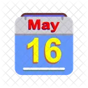 May Calendar Date Icon