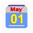 May Calendar Date Icon