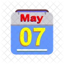 May Calendar Date Icon