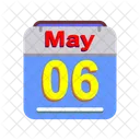 May Calendar Date Icon