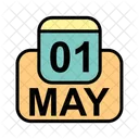 May Calendar Date Icon