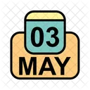 May Calendar Date Icon