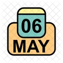 May Calendar Date Icon