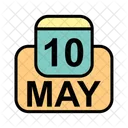 May Calendar Date Icon