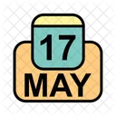 May Calendar Date Icon