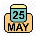 May Calendar Date Icon