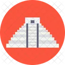 Maya Pyramide Denkmal Wahrzeichen Symbol