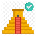 Maya Ruinen Agypten Pyramide Pyramide Symbol