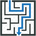 Maze Labyrinth Solution Icon