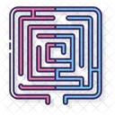 Maze Puzzle Labyrinth Icon