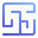 Maze Labyrinth Puzzle Icon