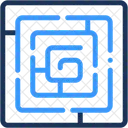 Maze Puzzle Complexity Icon