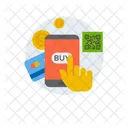 Mcommerce Mobile Shopping Buy Online Icon