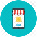 Comprar En Linea Tienda Movil Compras Moviles Icono