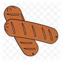 Sausage Fast Food Junk Food Icon