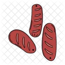 Sausage Fast Food Junk Food Icon