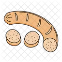 Sausage Fast Food Junk Food Icon