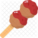 Meatball Meat Skewer Icon