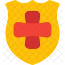 Medalha de escudo cruzado  Ícone