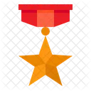 Medalha estrela  Ícone