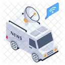 Media Van  Symbol