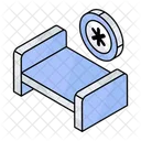 Medical Bed Patient Bed Healthcare Icon