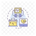 Medical Power Supplies Lithium Ion Batteries Lithium Ion Icon