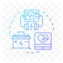 Medical Power Supplies Lithium Ion Batteries Lithium Ion Icon