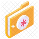 Medical Folder Medical Binder Healthcare Folder Icon