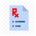 Medical Prescription Medical Report Healthcare Icon