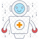 Medical Robot Bionic Man Humanoid Icon