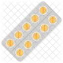 Medicine Strip Medication Pills Icon