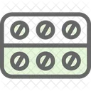 Medicine Strip Drug Strip Medical Pills Icon