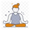 Meditação  Ícone