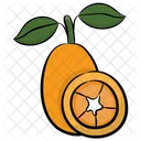 Melone Honigtau Obst Symbol