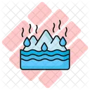 Melting Melt Glaciers Icon