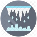 Melting Glaciers Ice Global Warming Icon