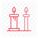 Memorial Candle Flame Icon