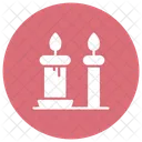 Memorial Candle Flame Icon