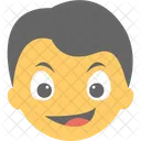 Garoto Rindo Emoji Ícone