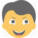 Garoto Rindo Emoji Ícone