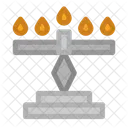 Menorah with rhombus  アイコン