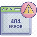 Mensagem De Erro 404 404 Nao Encontrado Http 404 Ícone