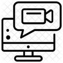 Mensaje De Video Video En Linea Mms Icono